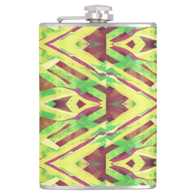 Petaca Patrón verde y marrón (Anverso)