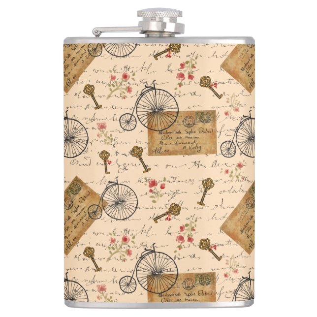 Petaca patrón vintage (Anverso)