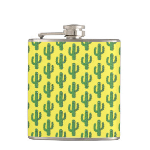 Petaca Patroneado Día de los Muertos Cactus Feliz