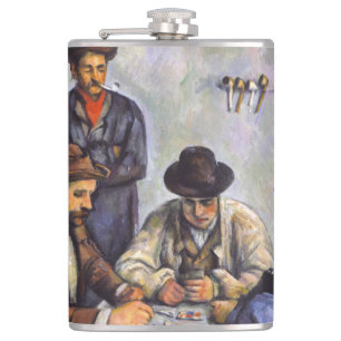 Petaca Paul Cezanne - Los jugadores de cartas