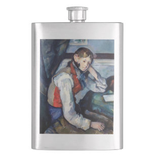 Petaca Paul Cezanne - Niño con Chaleco Rojo