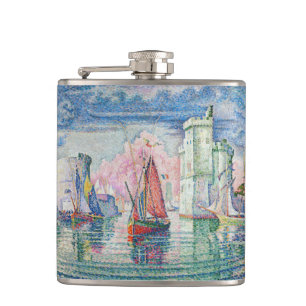 Petaca Paul Signac - Entrada del puerto de La Rochelle
