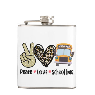 Petaca Paz, amor, autobús escolar