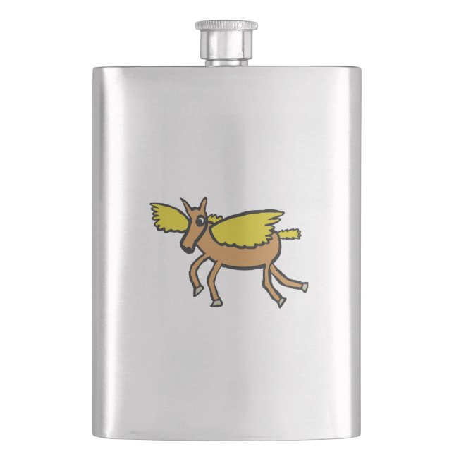 Petaca Pegasus (Anverso)