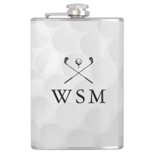 Petaca Pelota de Golf con Monograma Personalizado