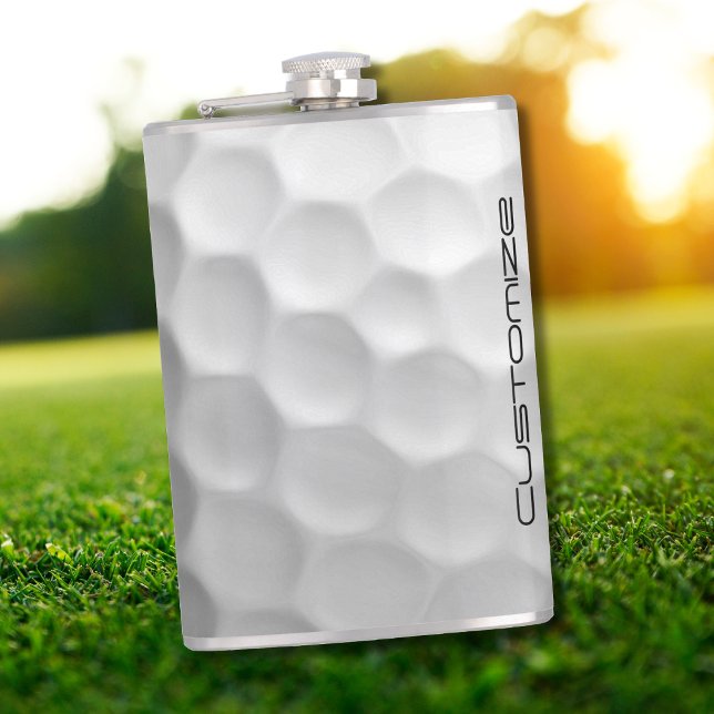 Petaca Pelota de golf con texto personalizado (Subido por el creador)