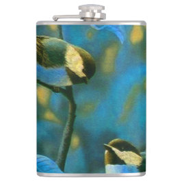 Petaca Pequeñas aves amarillas