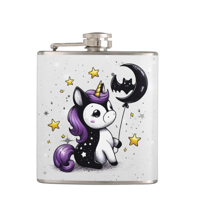 Petaca Pequeño Unicornio (Anverso)