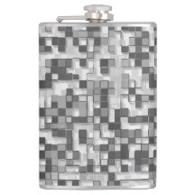 Pequeños cuadrados de tonos grises a claros