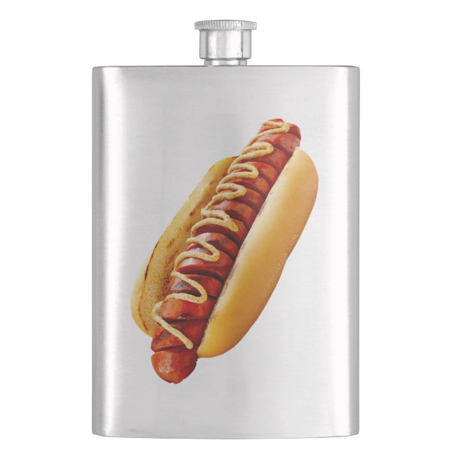 Petaca perro caliente de SlipperyJoe's con vibra de BBQ d (Anverso)
