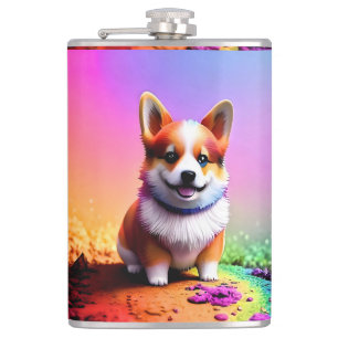Petaca Perro Corgi De Cachorro Cúpido-36475