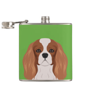 Petaca Perro de aguas de rey Charles arrogante