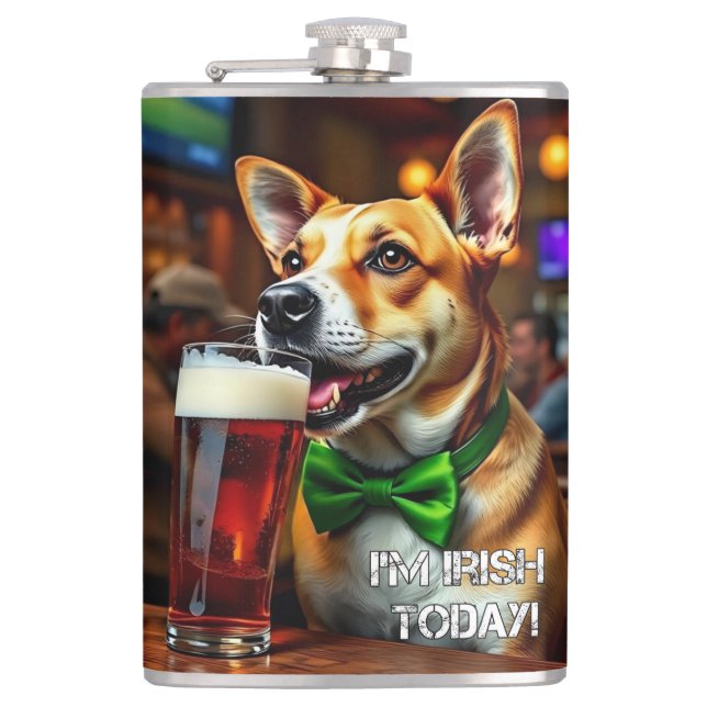 Petaca Perro de St. Pat (Anverso)