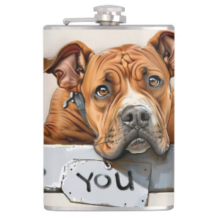 Petaca Perro Miss You Flask