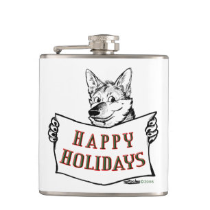 Petaca Perro navidad: ¡Felices fiestas!