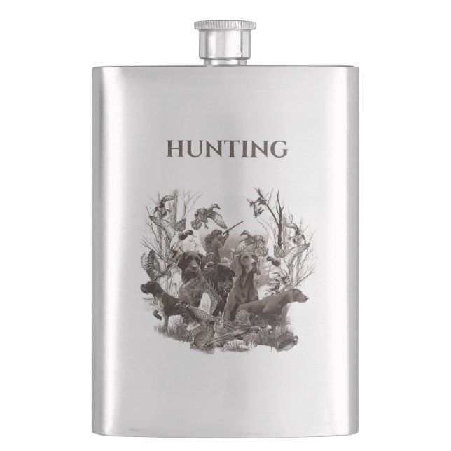 Petaca Perros de caza versátiles (Anverso)