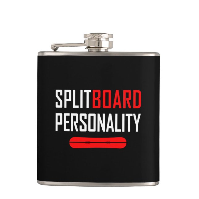 Petaca Personalidad de Splitboard (Anverso)