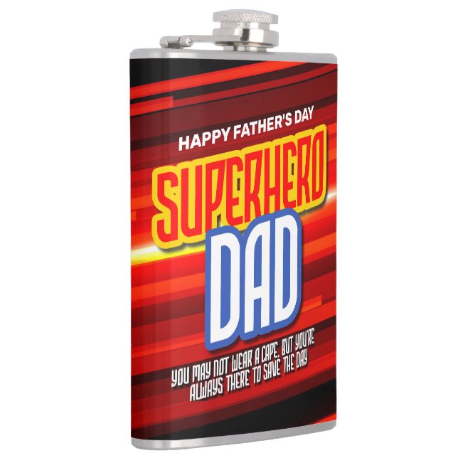 Petaca Personaliza a SuperHero Dad (Derecha)
