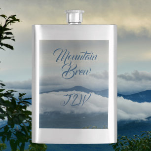 Petaca Personalizable de las montañas Blue Ridge