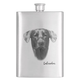 Petaca Personalizable de perro de Labrador