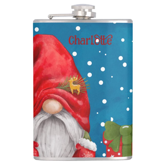 Petaca Personalizable lindo padre Navidad (Anverso)