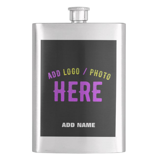 PETACA PERSONALIZABLE MODERNO ESTILO NEGRO VERIFICADO MAR (Anverso)