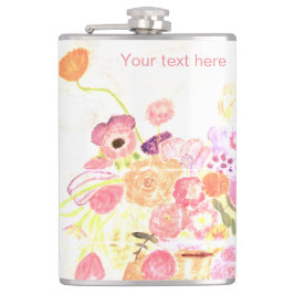 Petaca Personalización - VINTAGE FLORAL - Vinilo Envuelto