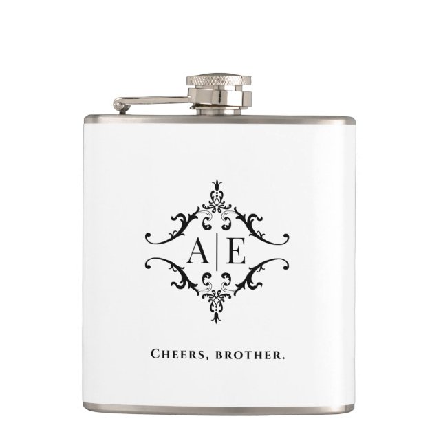 Petaca Personalizada para Padrinos de la Boda (Anverso)