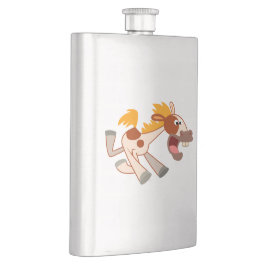 Petaca Personalizado animado Pinto Horse Classic Flask