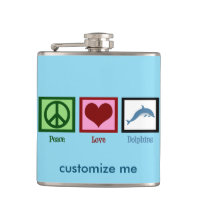 Personalizado Azul de los delfines amantes de la p