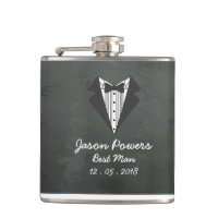 Personalizado Chalkboard Tux Best Man Groomsman