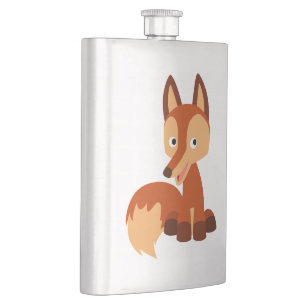 Petaca Personalizado Cute Cunning Fox Classic Flask