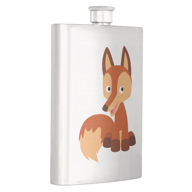 Petaca Personalizado Cute Cunning Fox Classic Flask (Derecha)