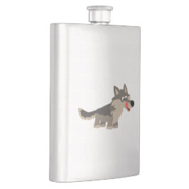 Petaca Personalizado Cute Hungry Wolf Classic