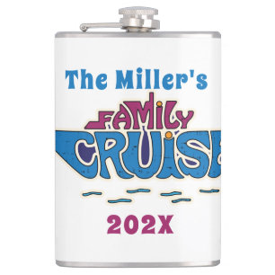 Petaca Personalizado de arte de la palabra de crucero fam