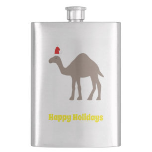 Petaca Personalizado de camello de Navidades hábiles
