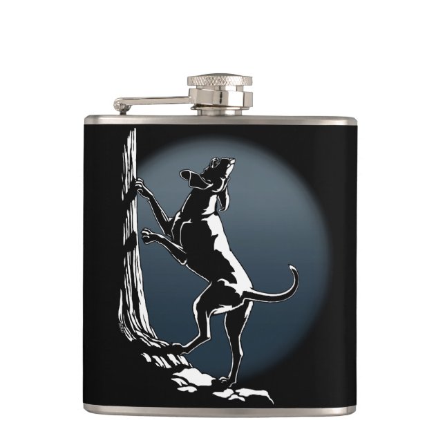 Petaca Personalizado de la máscara de perro peruano de pe (Anverso)