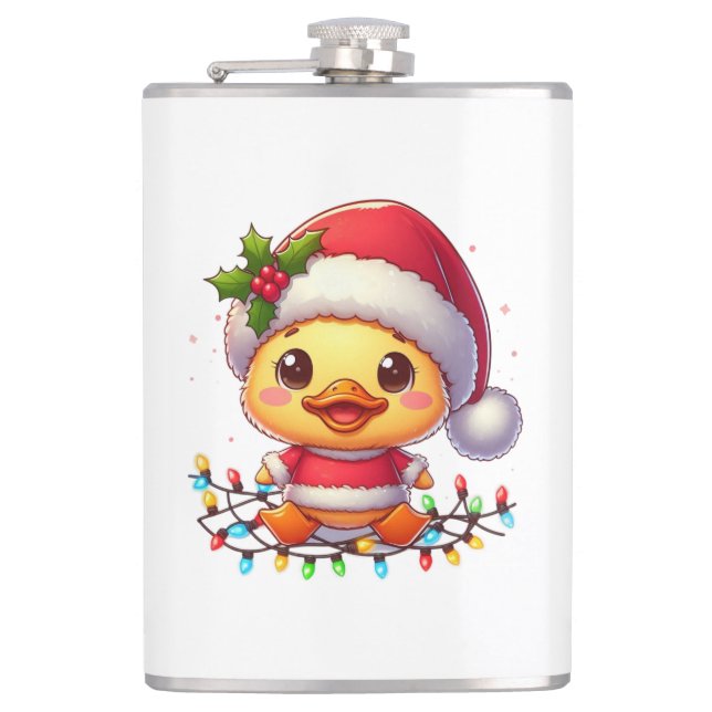 Petaca Personalizado de pato de Navidades particulares Sa (Anverso)