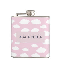 Personalizado Monograma Cute Girly Pink Cloud Gift