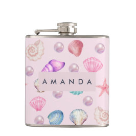 Petaca Personalizado Monograma Regalos de Pearl Ocean en