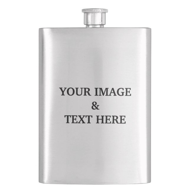 Petaca Personalizado personalizado de su propia foto (Anverso)