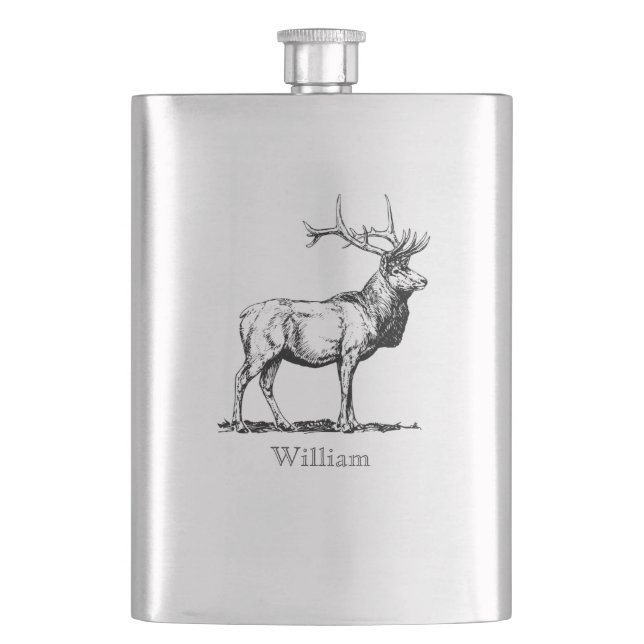 Petaca Personalizado Stag Flask (Anverso)