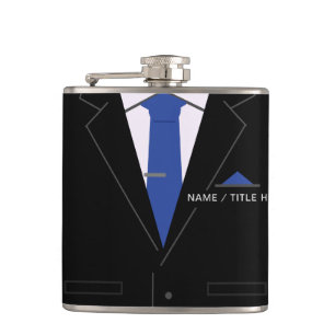 Petaca Personalizado Su Nombre Flask Funny Business Gift