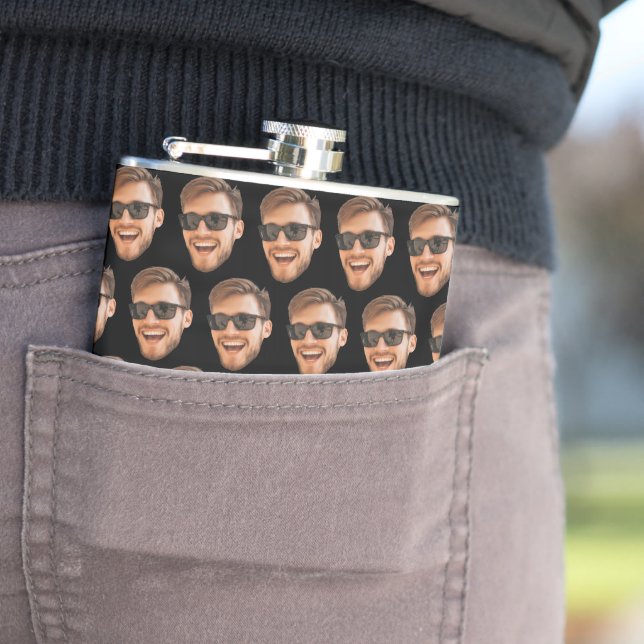 Petaca Personalizados divertidos frente a la foto (In Situ)