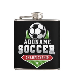 Petaca Personalizar jugador de fútbol Varsity equipo ADD