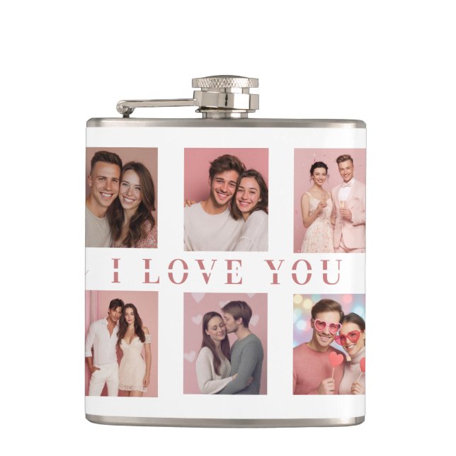 Petaca Personalized Valentine's Day Flask | Custom Photos (Anverso)