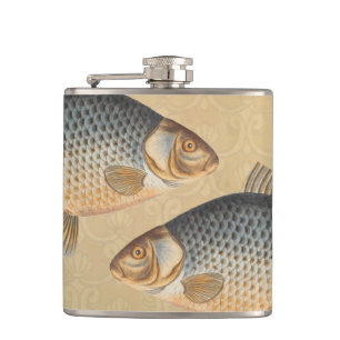 Petaca Pescado de carpa pescar pintura de agua dulce