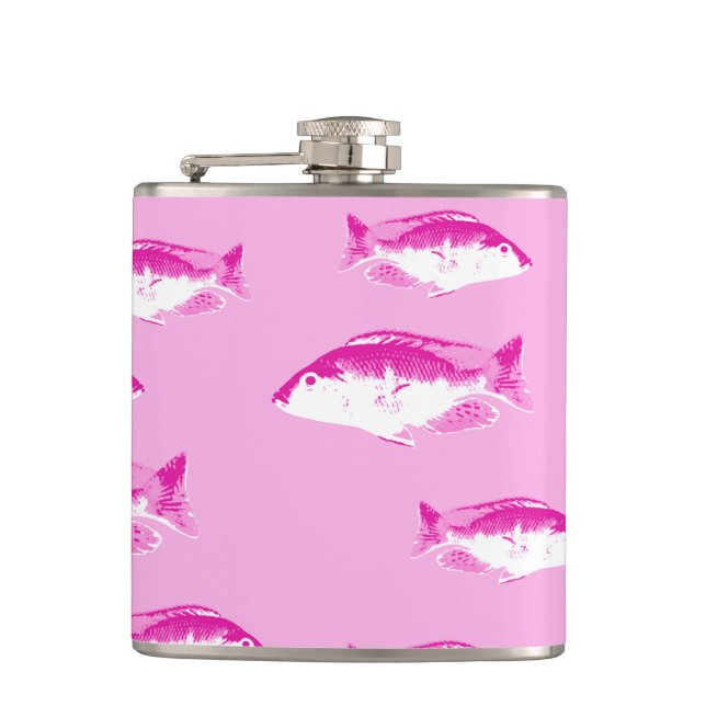 Petaca Pescado rosa (Anverso)