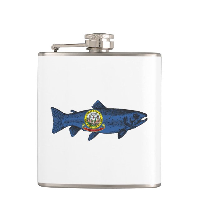 Petaca Pescado Trucha de Idaho (Anverso)