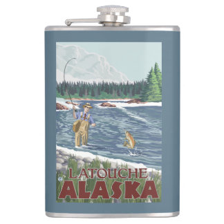 Petaca Pescador de la mosca - Latouche, Alaska